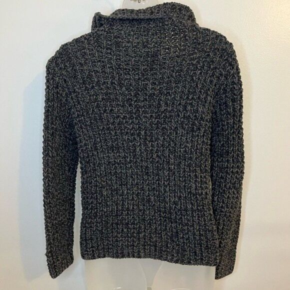 GAP Women’s Gray Chunky Knit Zip Up Sweater Size XS - Picture 2 of 7